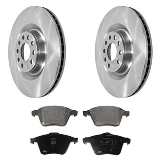 DuraGo® - Plain Front Brake Kit with Ceramic Pads