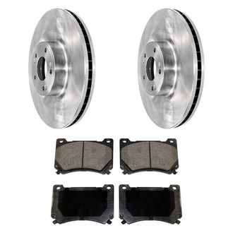 DuraGo® - Plain Front Brake Kit with Ceramic Pads