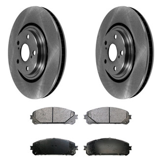 DuraGo® - Plain Front Brake Kit with Ceramic Pads