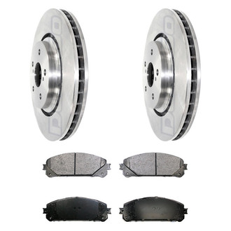 DuraGo® - Plain Front Brake Kit with Ceramic Pads