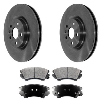 DuraGo® - Plain Front Brake Kit with Ceramic Pads