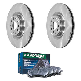 DuraGo® - Plain Front Brake Kit with Ceramic Pads