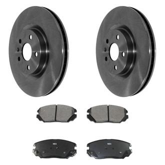 DuraGo® - Plain Front Brake Kit with Ceramic Pads