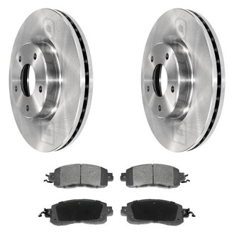 DuraGo® - Plain Front Brake Kit with Ceramic Pads