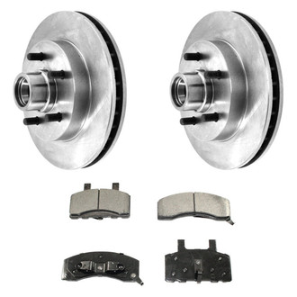DuraGo® - Plain Front Brake Kit with Ceramic Pads