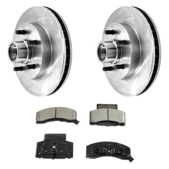 DuraGo® - Plain Front Brake Kit with Ceramic Pads