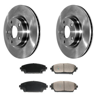 DuraGo® - Plain Front Brake Kit with Ceramic Pads