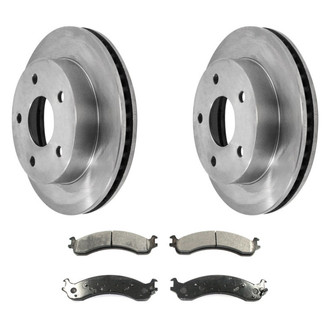 DuraGo® - Plain Front Brake Kit with Ceramic Pads