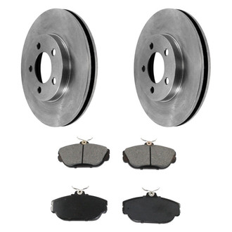 DuraGo® - Plain Front Brake Kit with Ceramic Pads