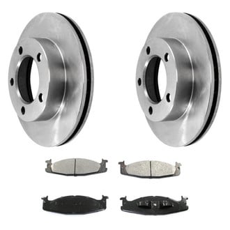 DuraGo® - 1-Piece Plain Brake Kit with Ceramic Brake Pads