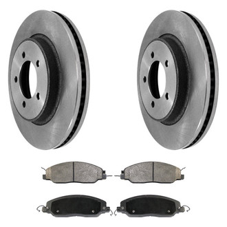 DuraGo® - Plain Front Brake Kit with Ceramic Pads