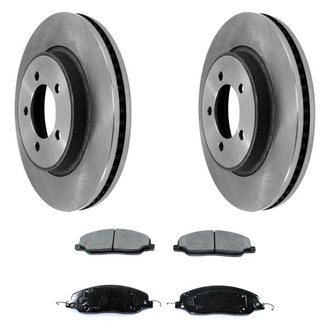 DuraGo® - Plain Front Brake Kit with Ceramic Pads