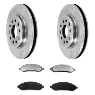 DuraGo® - 1-Piece Plain Brake Kit with Ceramic Brake Pads