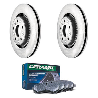 DuraGo® - Plain Front Brake Kit with Ceramic Pads
