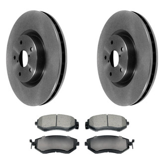 DuraGo® - Plain Front Brake Kit with Ceramic Pads