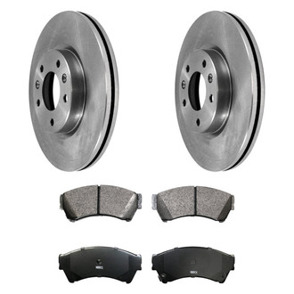 DuraGo® - Plain Front Brake Kit with Ceramic Pads