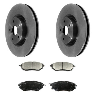 DuraGo® - Plain Front Brake Kit with Ceramic Pads