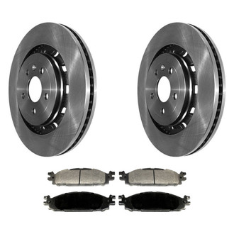 DuraGo® - Plain Front Brake Kit with Ceramic Pads