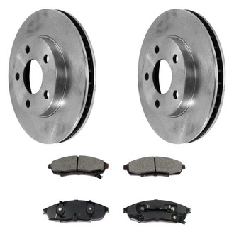 DuraGo® - Plain Front Brake Kit with Ceramic Pads
