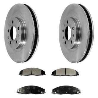 DuraGo® - Plain Front Brake Kit with Ceramic Pads