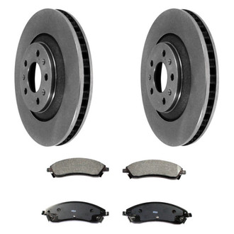 DuraGo® - Plain Front Brake Kit with Ceramic Pads