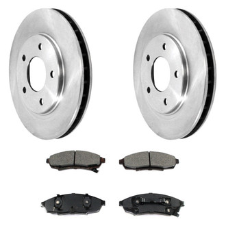 DuraGo® - Plain Front Brake Kit with Ceramic Pads