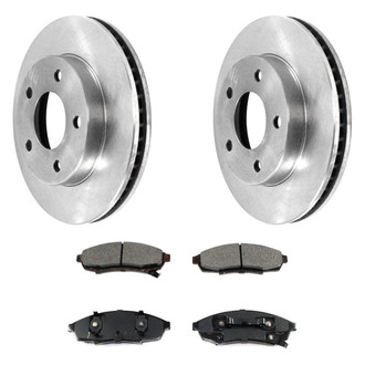 DuraGo® - Plain Front Brake Kit with Ceramic Pads