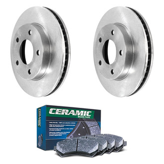 DuraGo® - Plain Front Brake Kit with Ceramic Pads