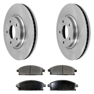 DuraGo® - Plain Front Brake Kit with Ceramic Pads