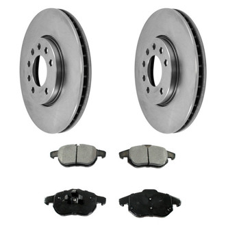 DuraGo® - Plain Front Brake Kit with Ceramic Pads