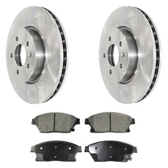 DuraGo® - Plain Front Brake Kit with Ceramic Pads