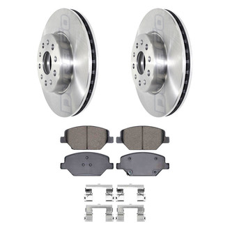 DuraGo® - Plain Front Brake Kit with Ceramic Pads