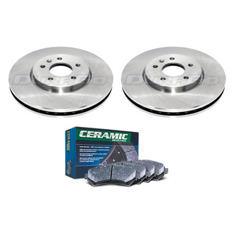 DuraGo® - Plain Front Brake Kit with Ceramic Pads