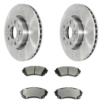 DuraGo® - Plain Front Brake Kit with Ceramic Pads