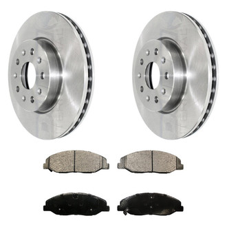 DuraGo® - Plain Front Brake Kit with Ceramic Pads