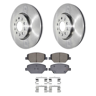 DuraGo® - Plain Front Brake Kit with Ceramic Pads