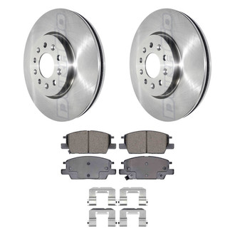 DuraGo® - Plain Front Brake Kit with Ceramic Pads