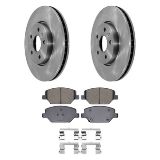 DuraGo® - Plain Front Brake Kit with Ceramic Pads
