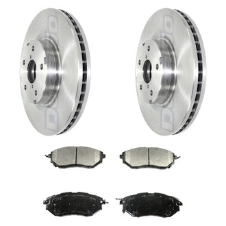DuraGo® - Plain Front Brake Kit with Ceramic Pads