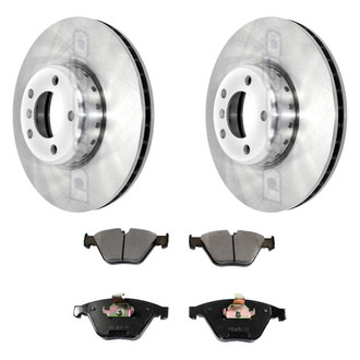 DuraGo® - Plain Front Brake Kit with Ceramic Pads