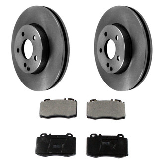 DuraGo® - Plain Front Brake Kit with Ceramic Pads