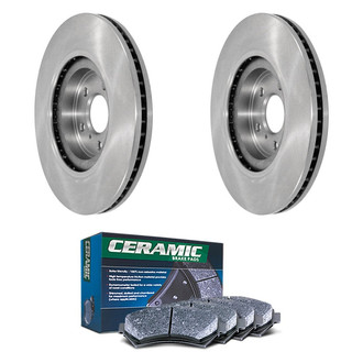 DuraGo® - Plain Front Brake Kit with Ceramic Pads