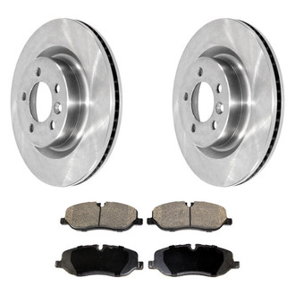 DuraGo® - 1-Piece Plain Brake Kit with Ceramic Brake Pads