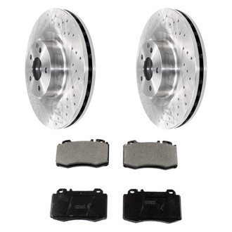 DuraGo® - Drilled Front Brake Kit with Ceramic Pads