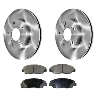 DuraGo® - Plain Front Brake Kit with Ceramic Pads