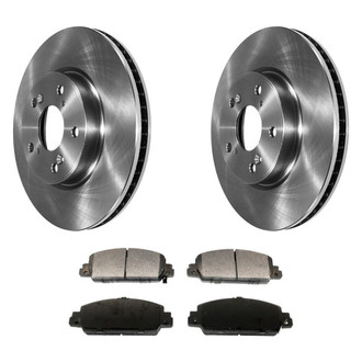 DuraGo® - Plain Front Brake Kit with Ceramic Pads