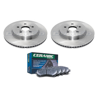 DuraGo® - Plain Front Brake Kit with Ceramic Pads