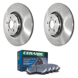 DuraGo® - Plain Front Brake Kit with Ceramic Pads