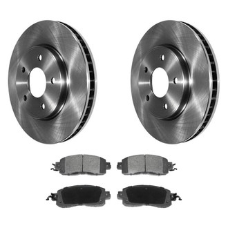 DuraGo® - Plain Front Brake Kit with Ceramic Pads