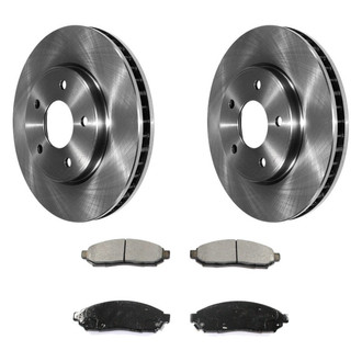 DuraGo® - Plain Front Brake Kit with Ceramic Pads